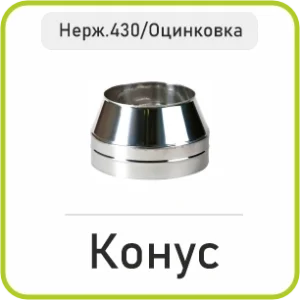 Конус Сендвіч (Нержавійка 430/Оцинковка)
